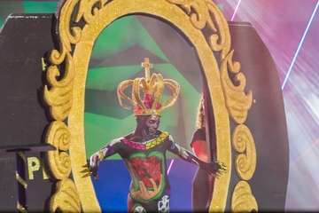 Concurso de maquillaje corporal del Carnaval de Las Palmas de GC (Foto Antonio Rico)
